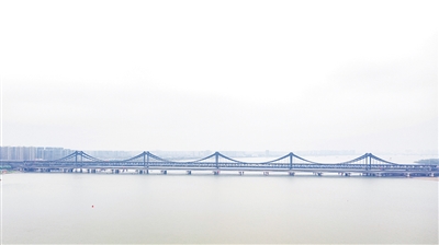 彭埠大桥主体结构全部完成